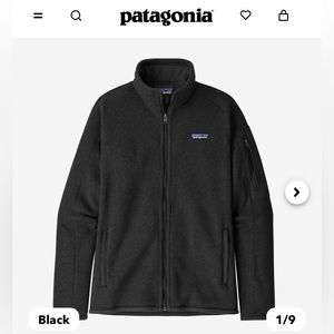 Women’s Patagonia better sweater black
